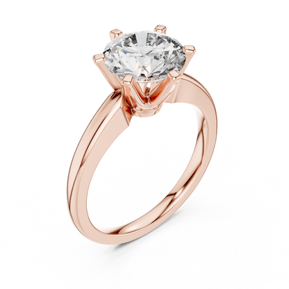 Round Diamond Solitaire Engagement Ring