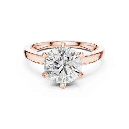 Round Diamond Solitaire Engagement Ring