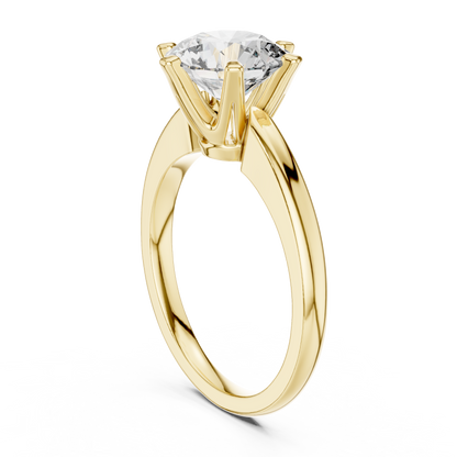 Round Diamond Solitaire Engagement Ring