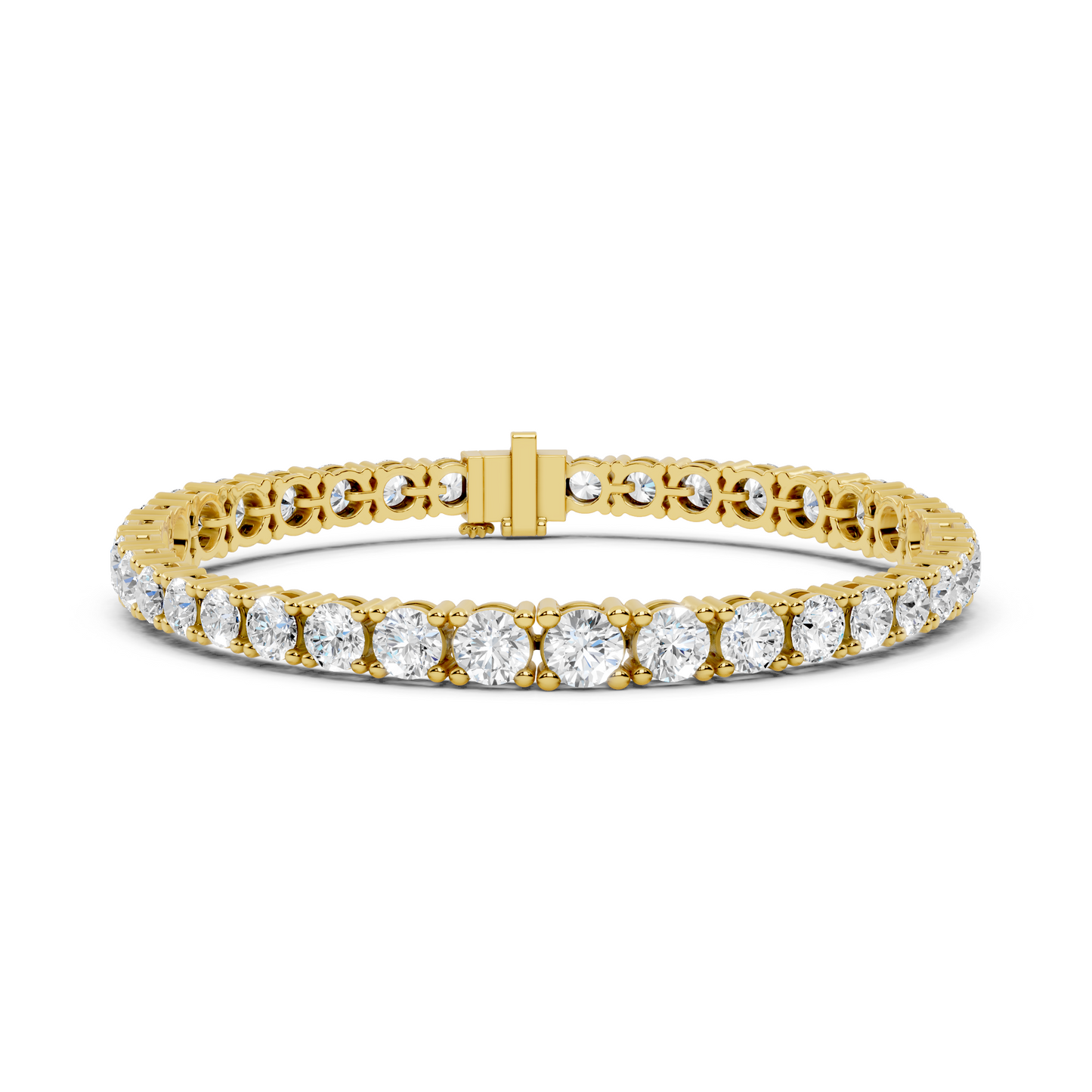 round diamond tennis bracelet