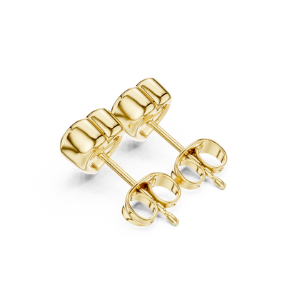 Celeste Heart Bezel Diamond Earrings