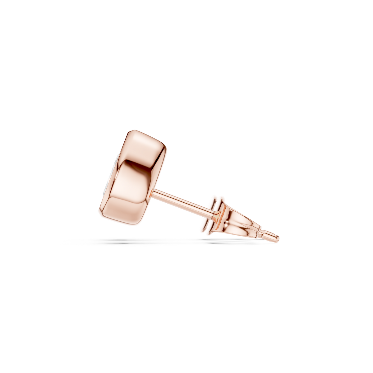 celeste pear bezel diamond earrings