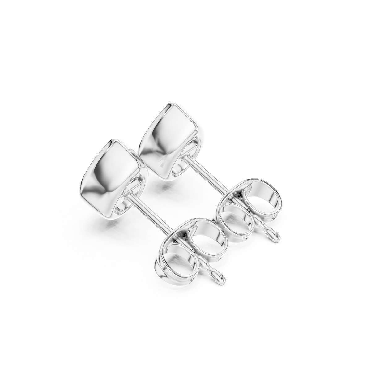 celeste pear bezel diamond earrings
