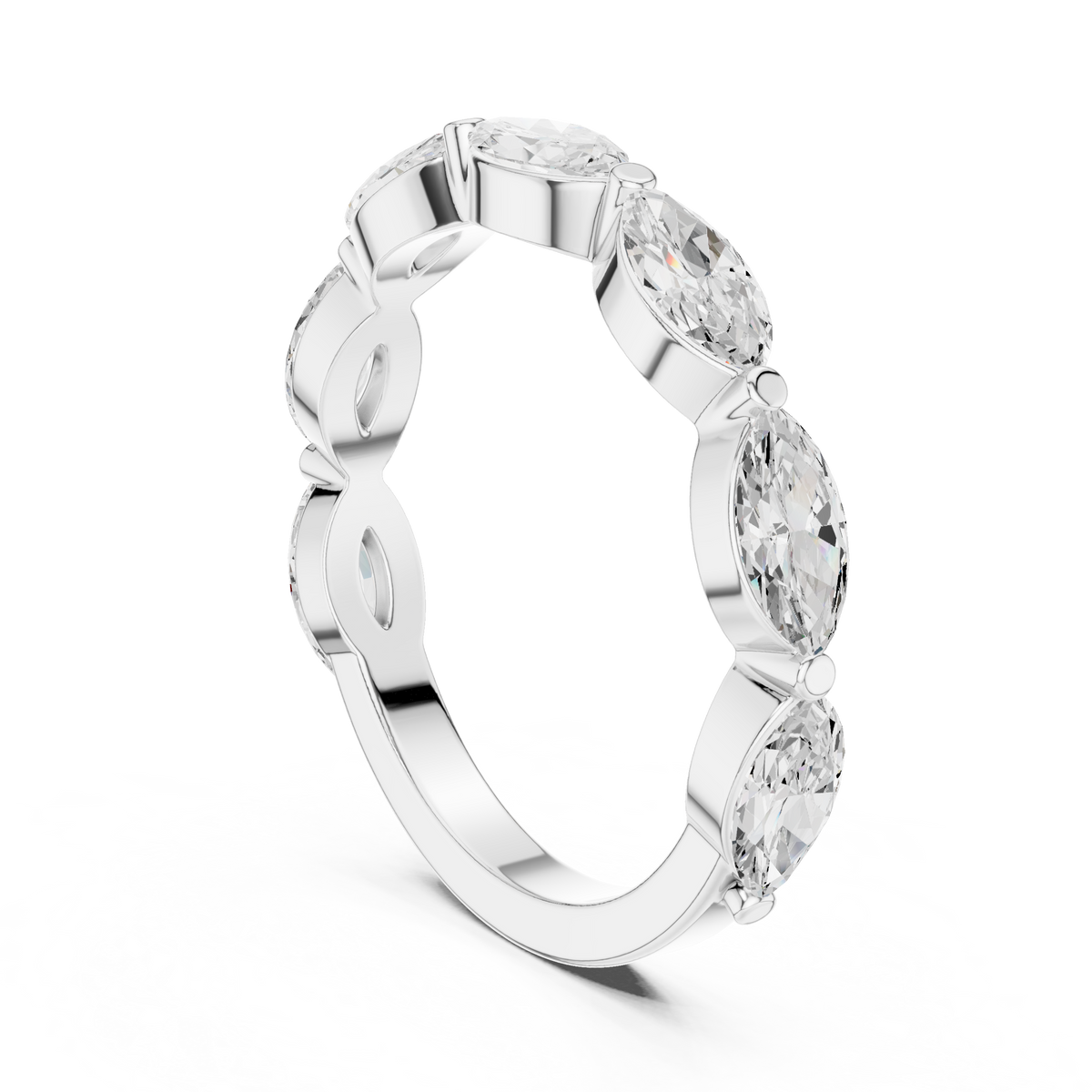 marquise eternity ring