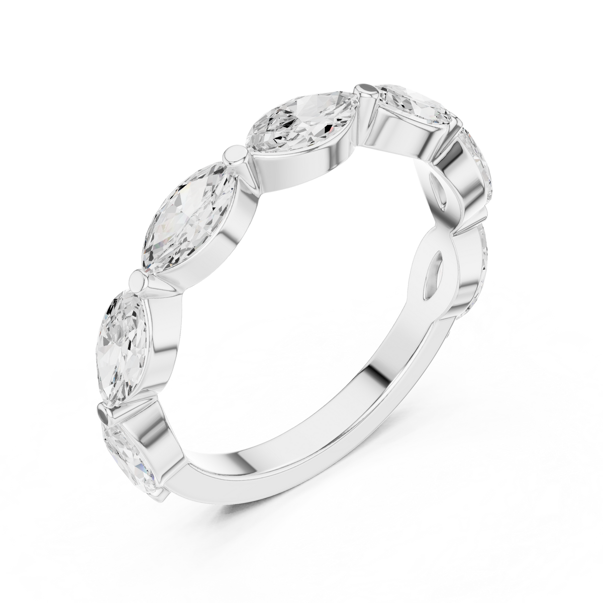 marquise eternity ring