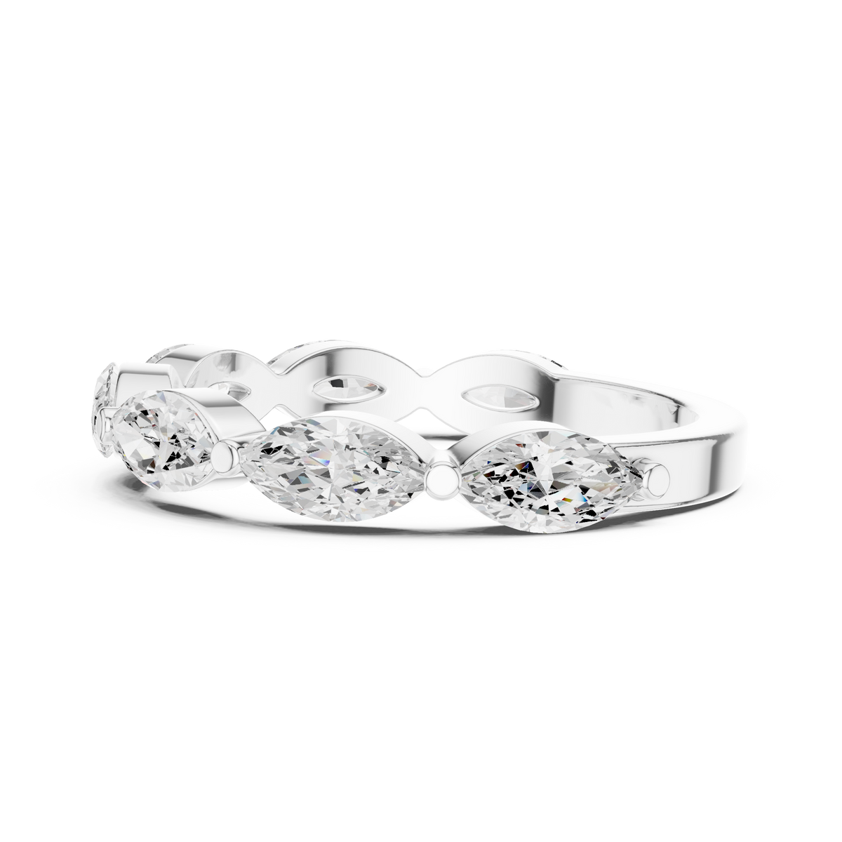 marquise eternity ring