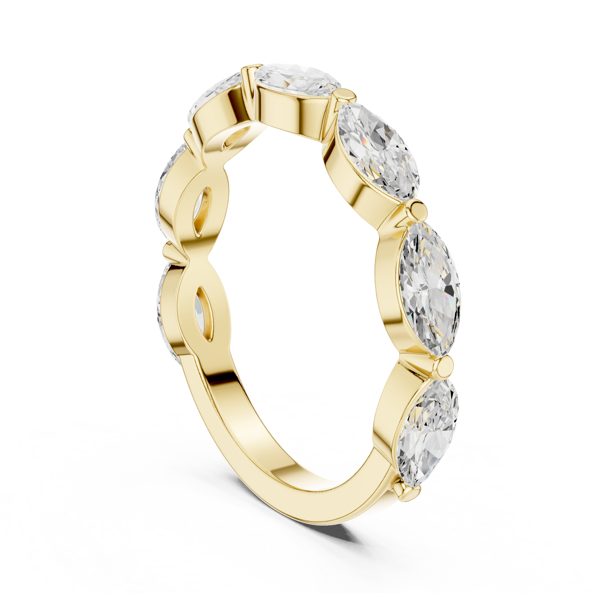 marquise eternity ring