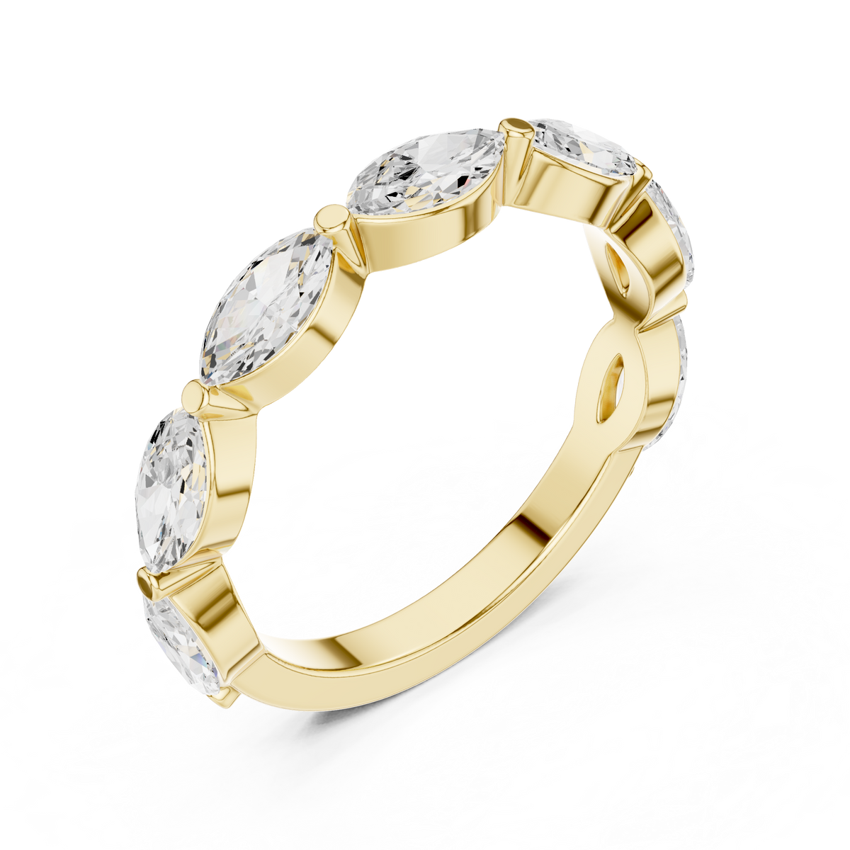 marquise eternity ring