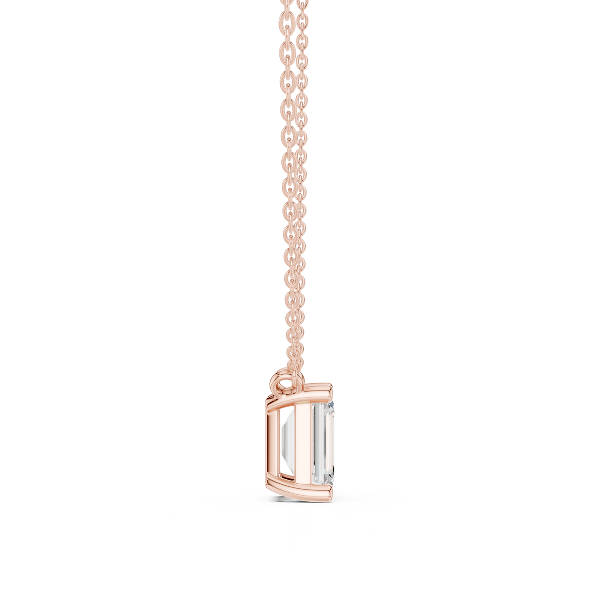 basket emerald diamond pendant necklace