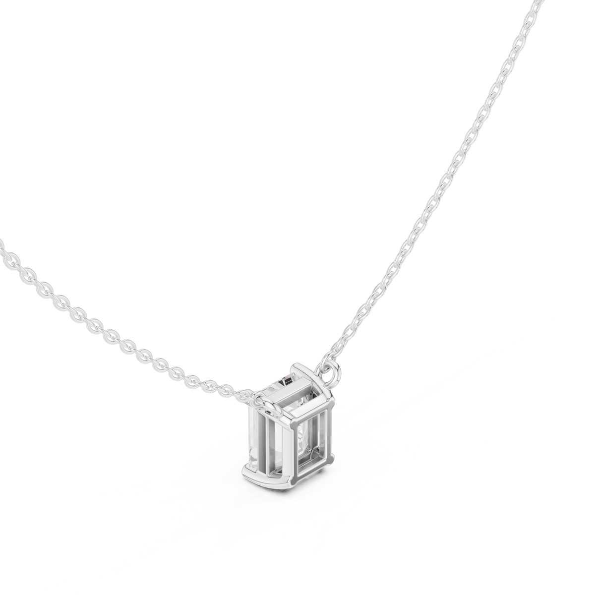 basket emerald diamond pendant necklace
