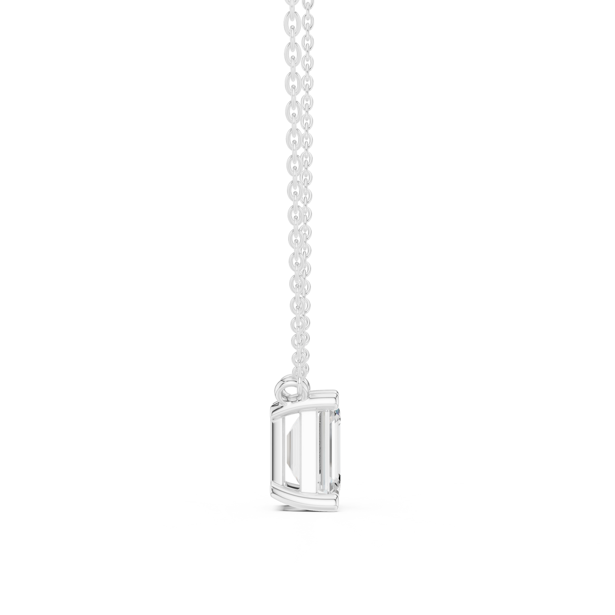 basket emerald diamond pendant necklace