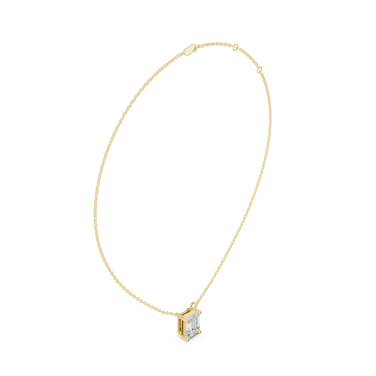 basket emerald diamond pendant necklace