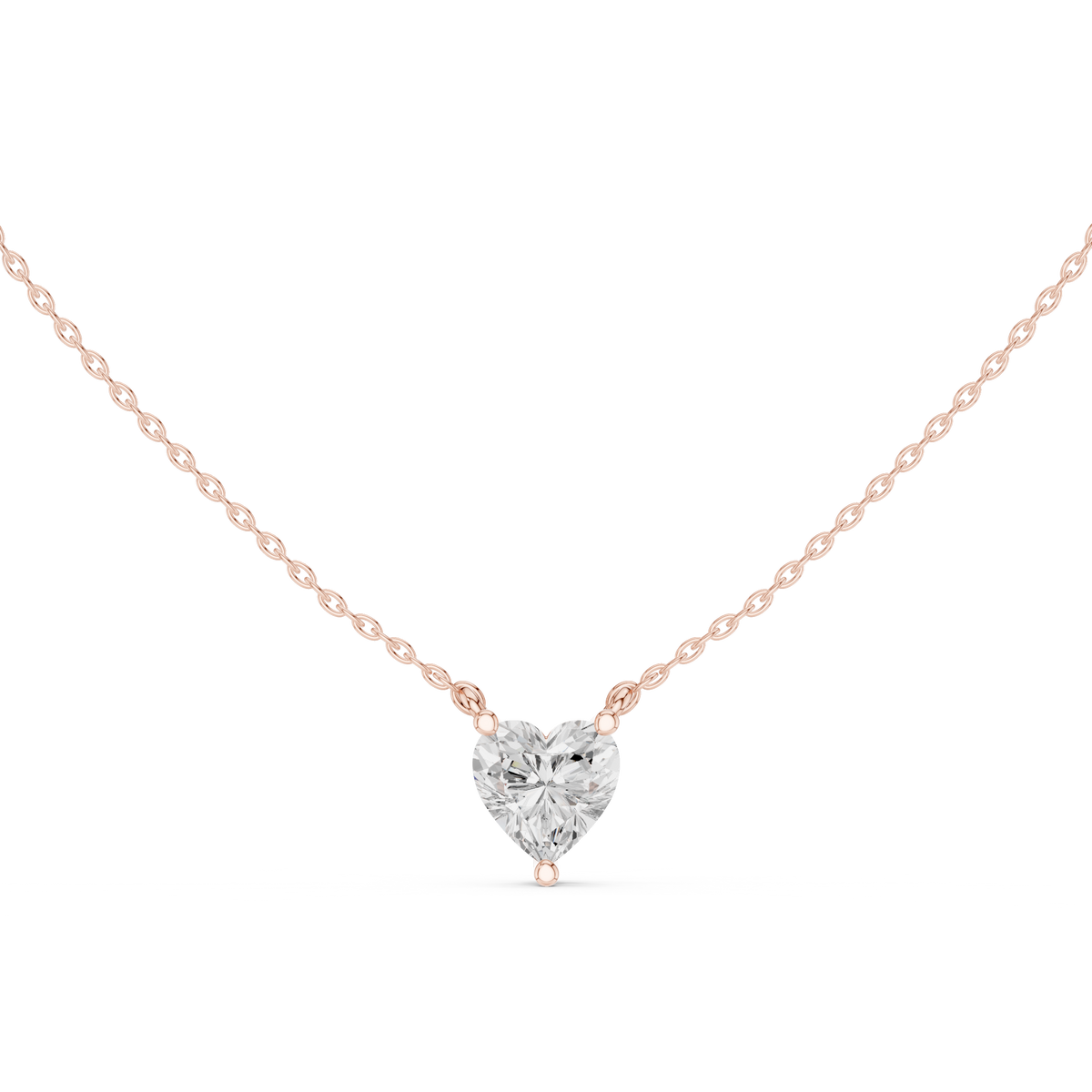 basket heart diamond pendant necklace