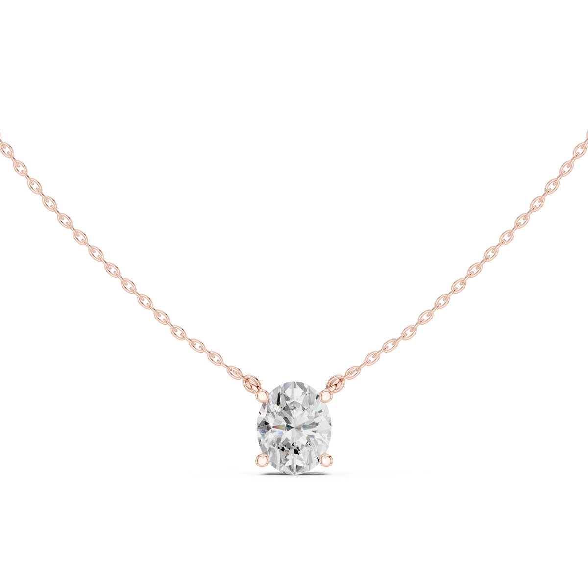 basket oval diamond pendant necklace