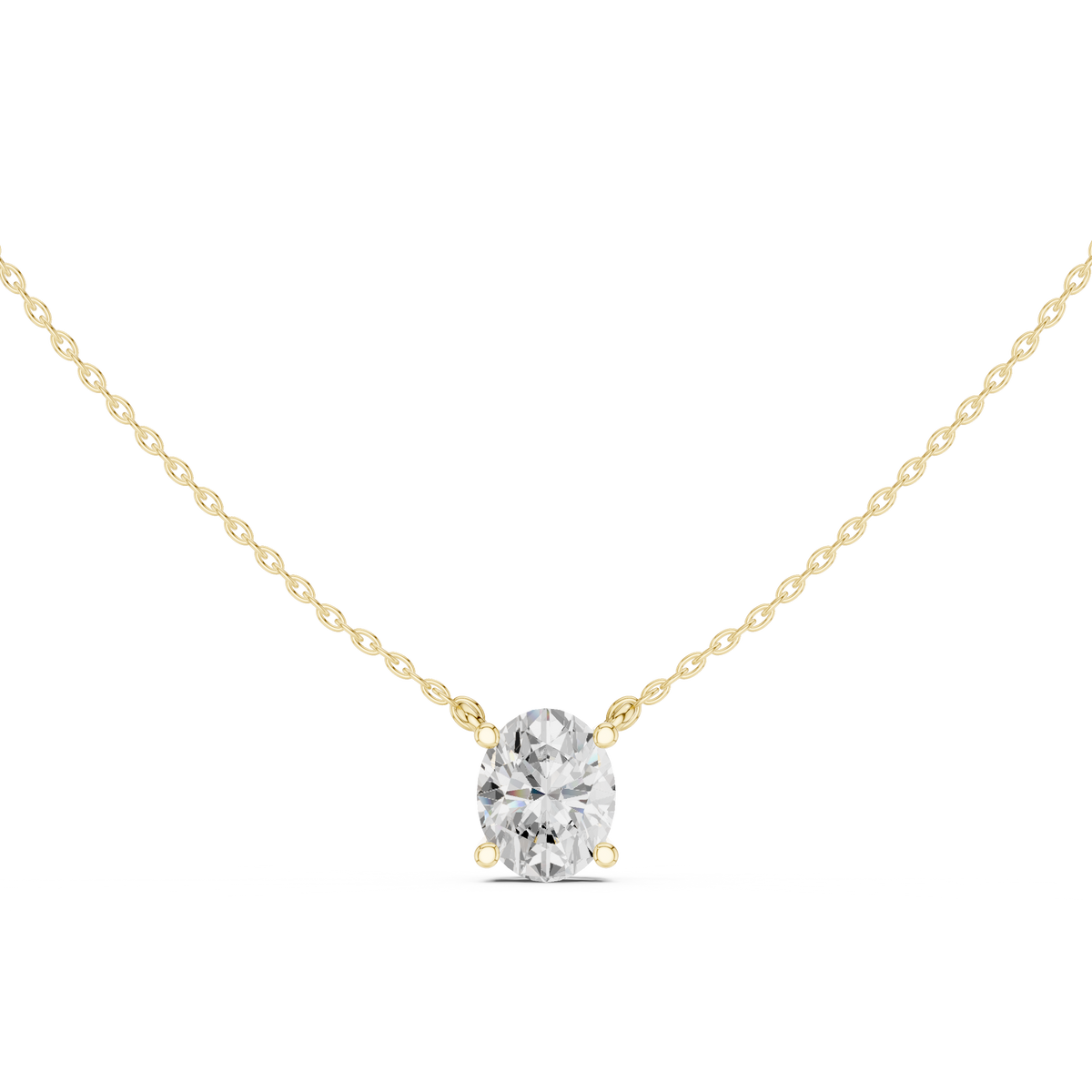 basket oval diamond pendant necklace