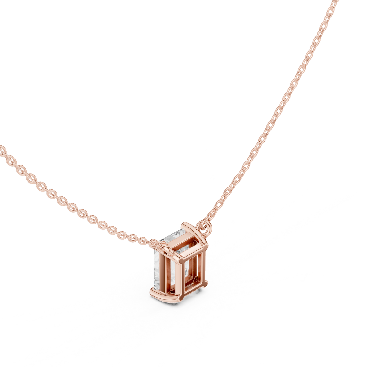 basket radiant diamond pendant necklace