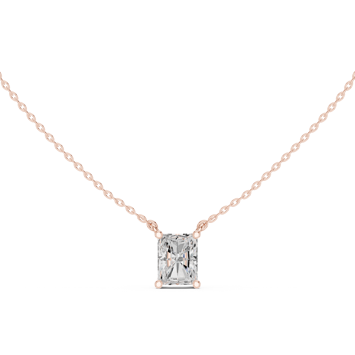basket radiant diamond pendant necklace
