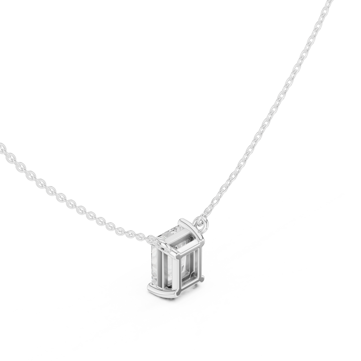 basket radiant diamond pendant necklace