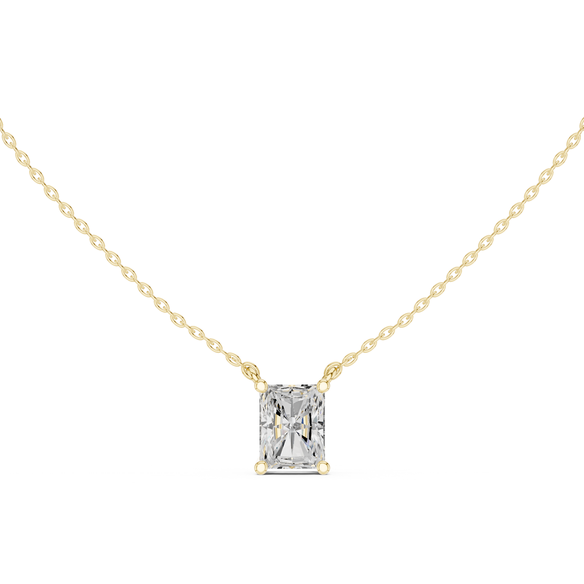 basket radiant diamond pendant necklace