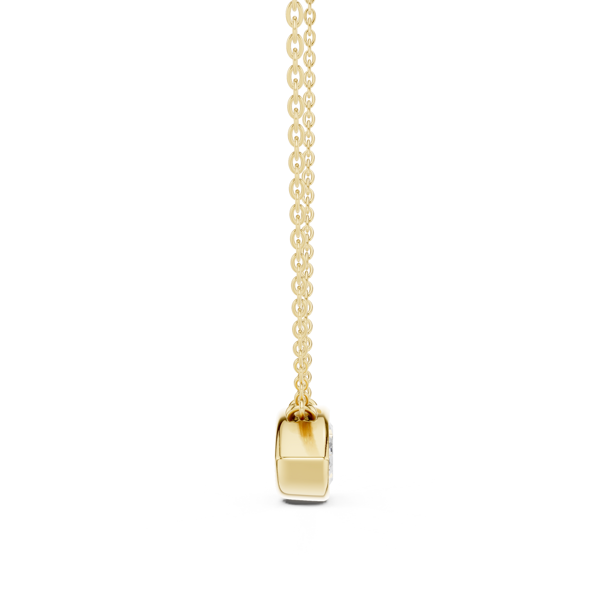 bezel marquise diamond pendant necklace