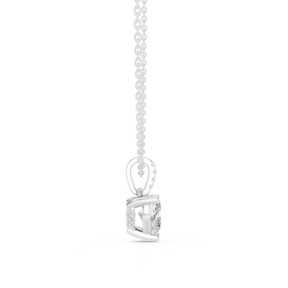 Heart Diamond Pendant Necklace