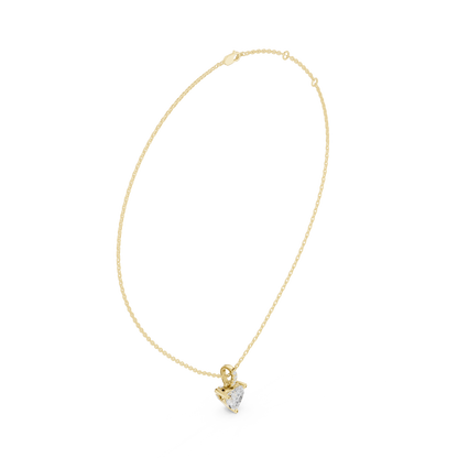 Heart Diamond Pendant Necklace