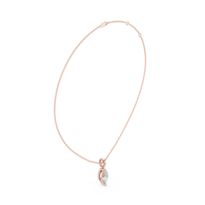 Marquise Diamond Pendant Necklace