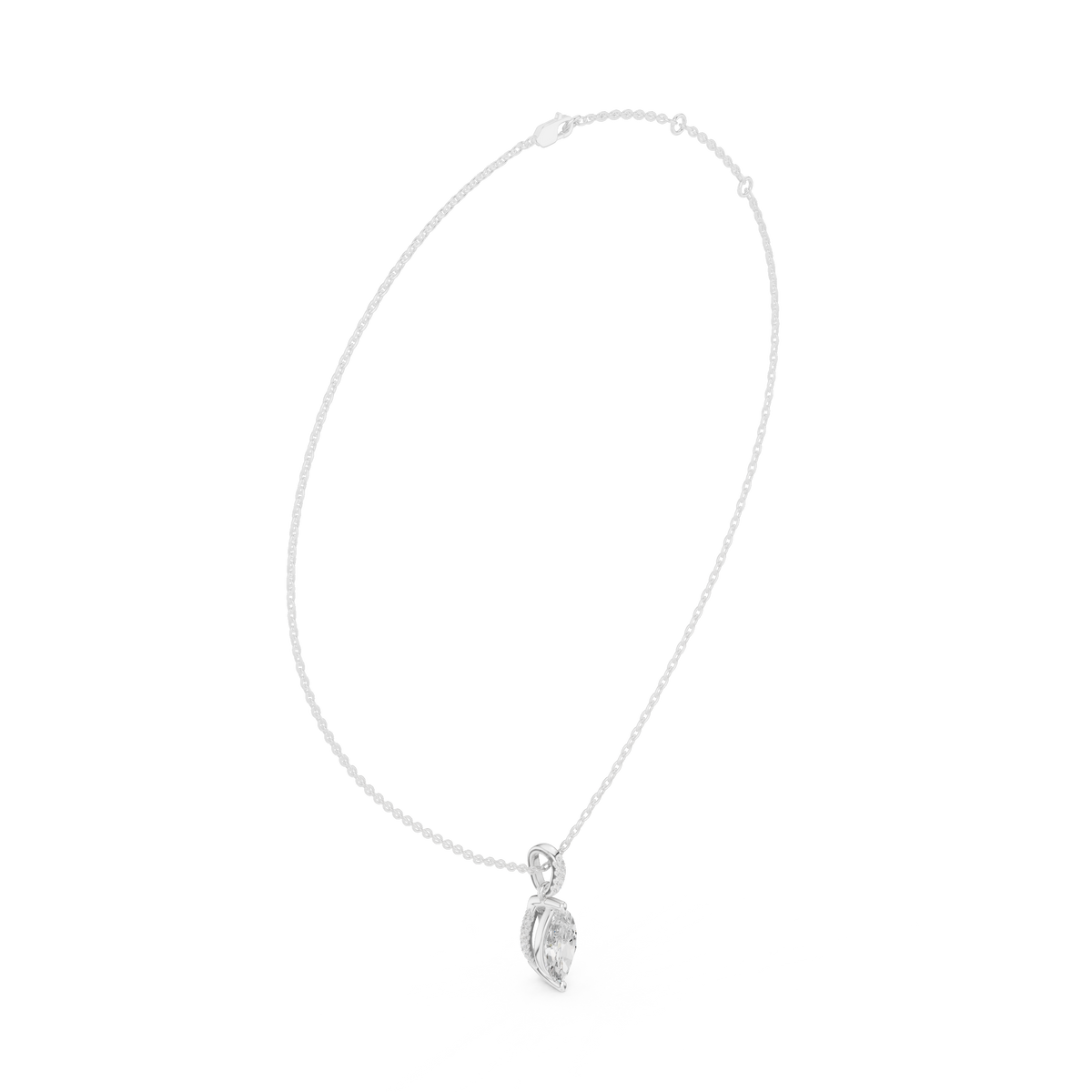 marquise diamond pendant necklace