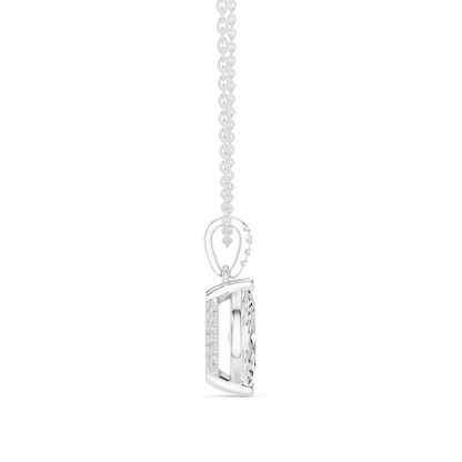 Marquise Diamond Pendant Necklace