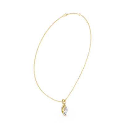 Marquise Diamond Pendant Necklace