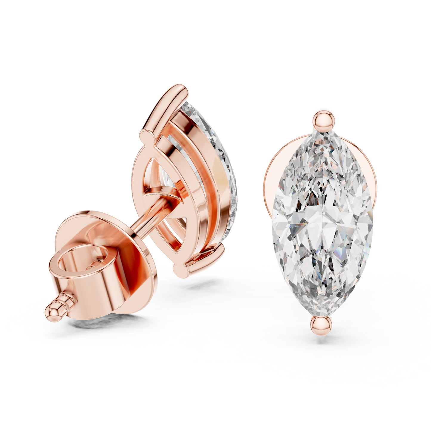 marquise diamond earrings
