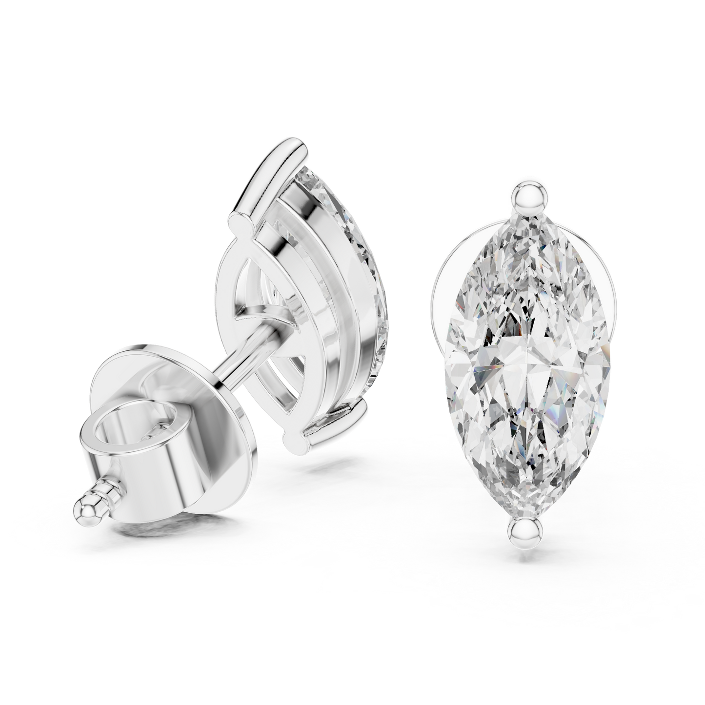 marquise diamond earrings
