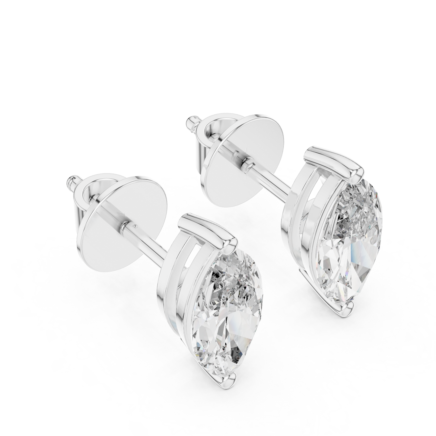 marquise diamond earrings