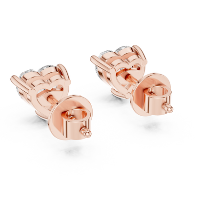 Geometric Diamond Earrings