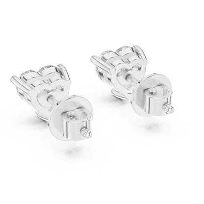 Geometric Diamond Earrings