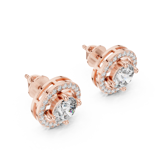 Princess Diamond Earrings