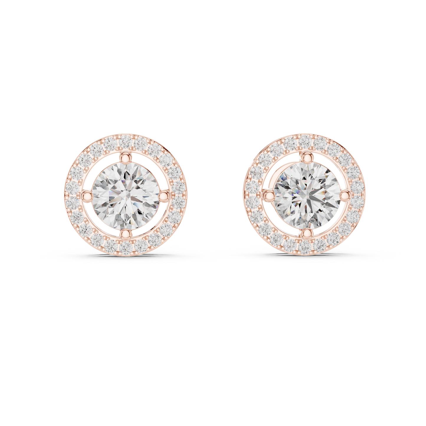 princess diamond earrings
