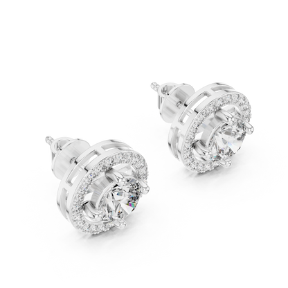 Princess Diamond Earrings