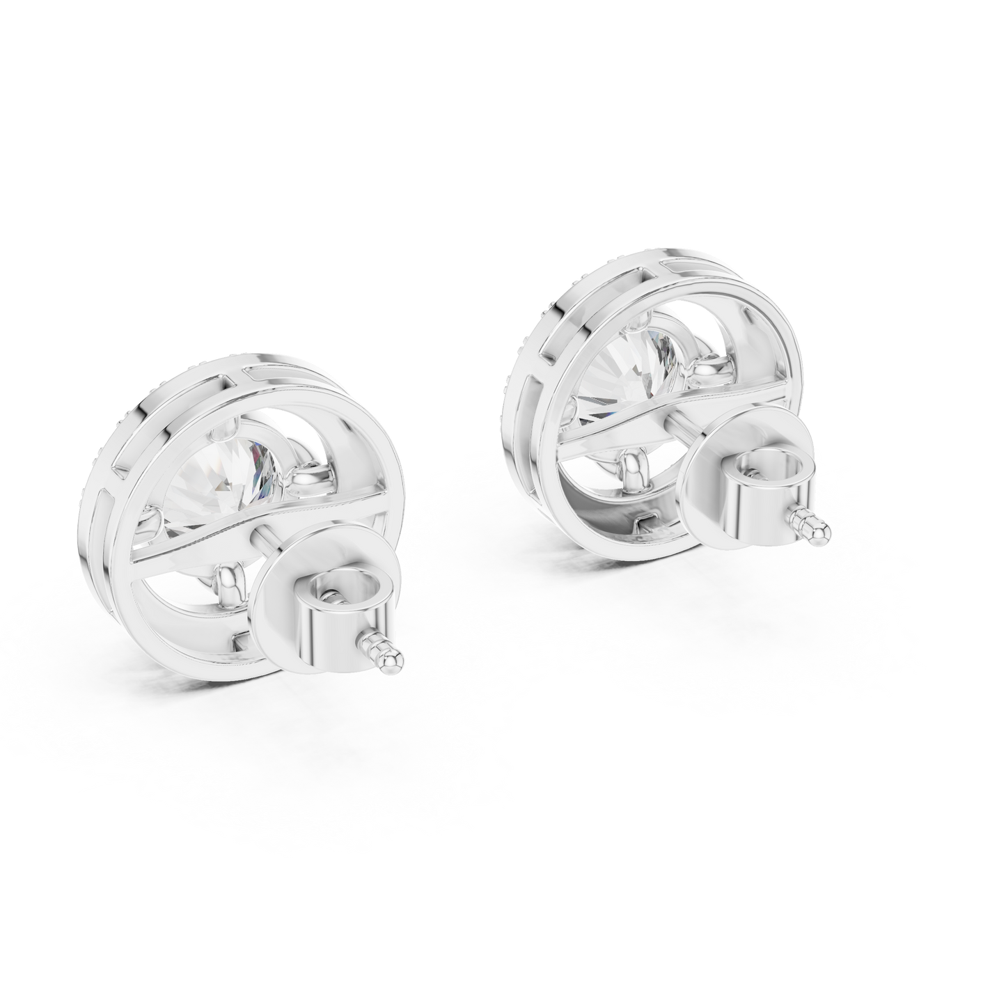 princess diamond earrings