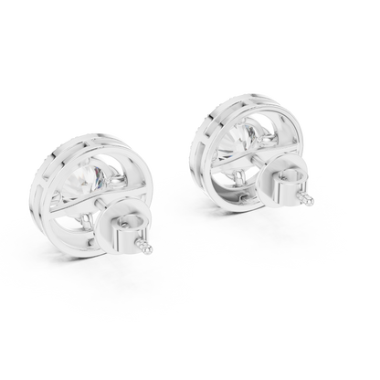 Princess Diamond Earrings