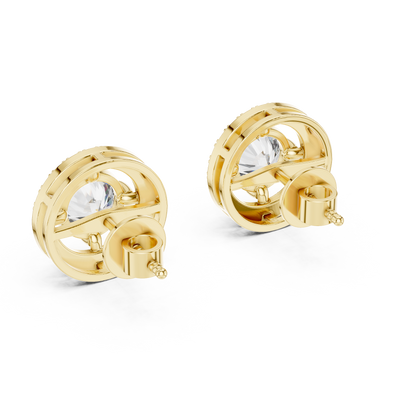Princess Diamond Earrings