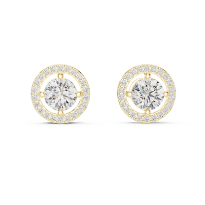 Princess Diamond Earrings