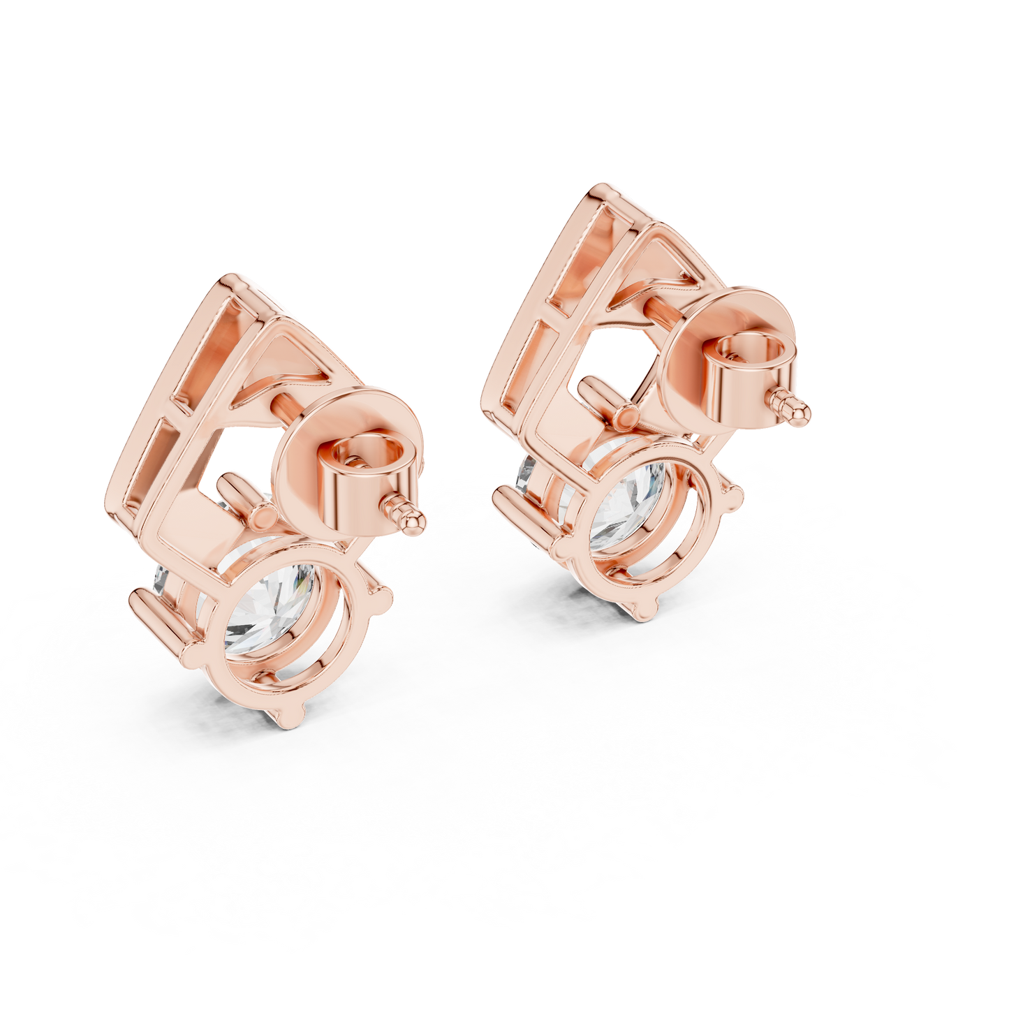 butterfly diamond earrings