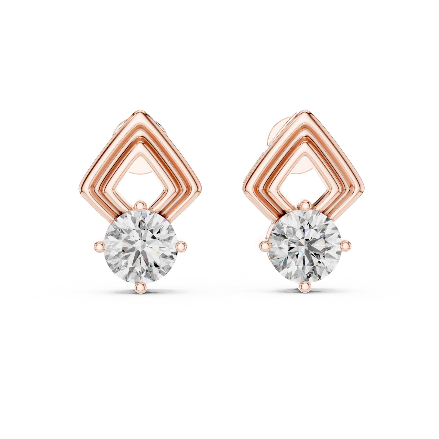 butterfly diamond earrings