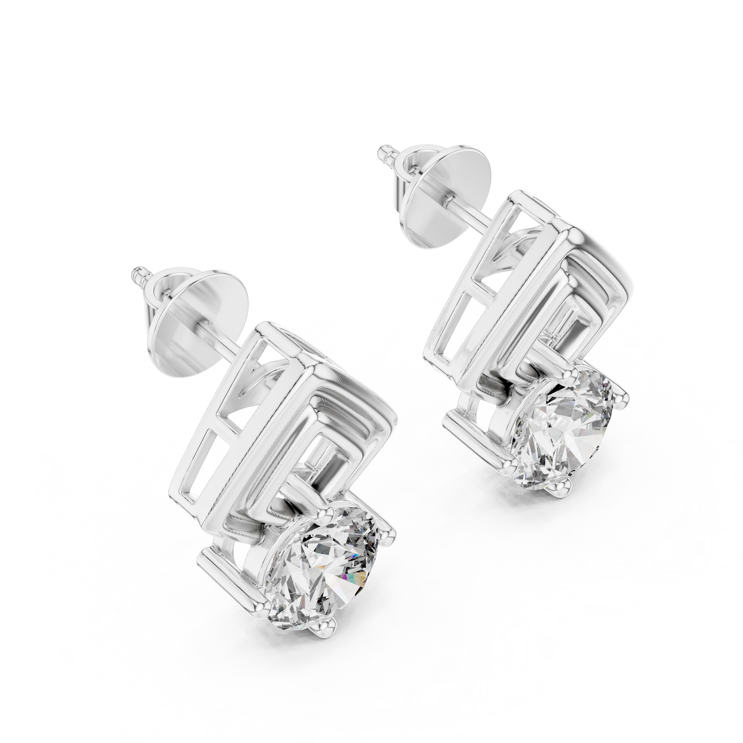 butterfly diamond earrings