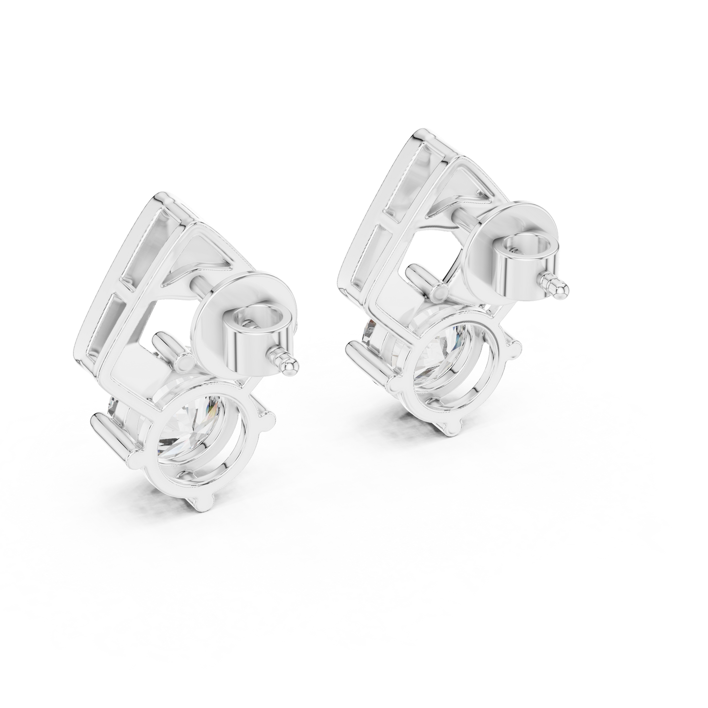 butterfly diamond earrings