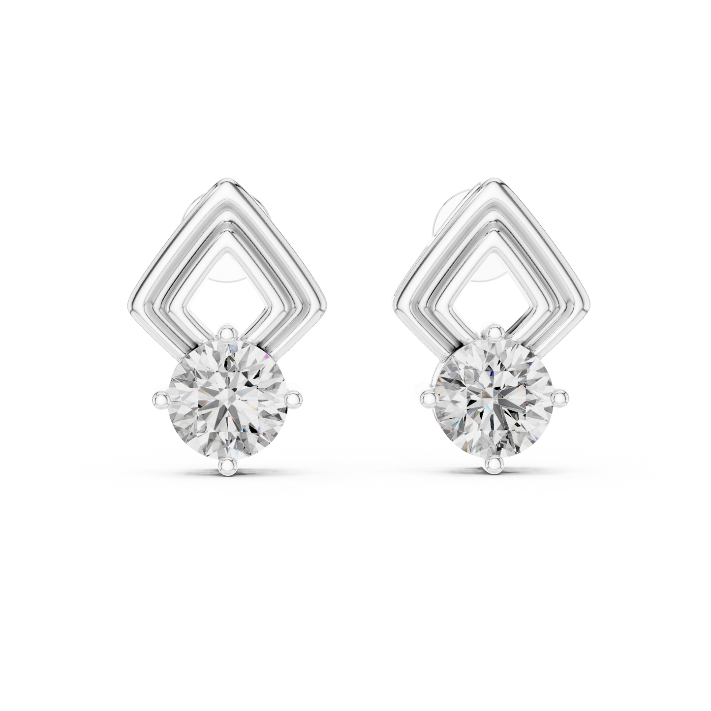 butterfly diamond earrings
