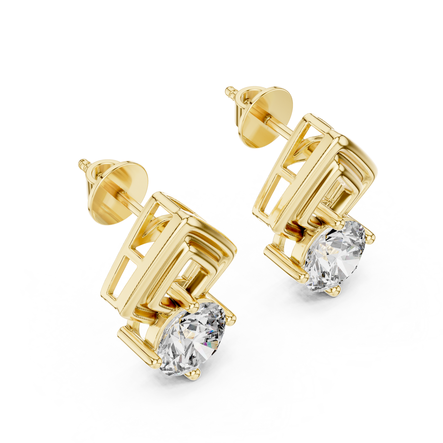 butterfly diamond earrings