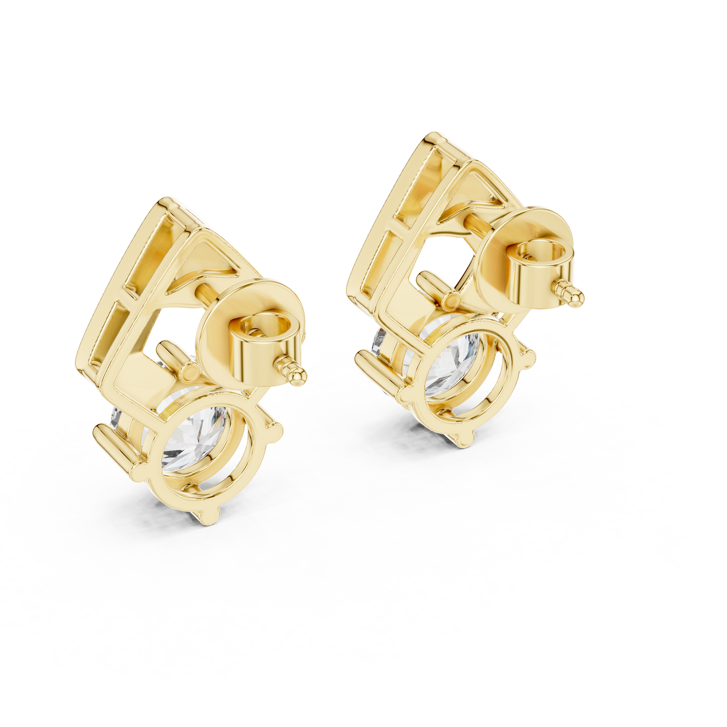 butterfly diamond earrings