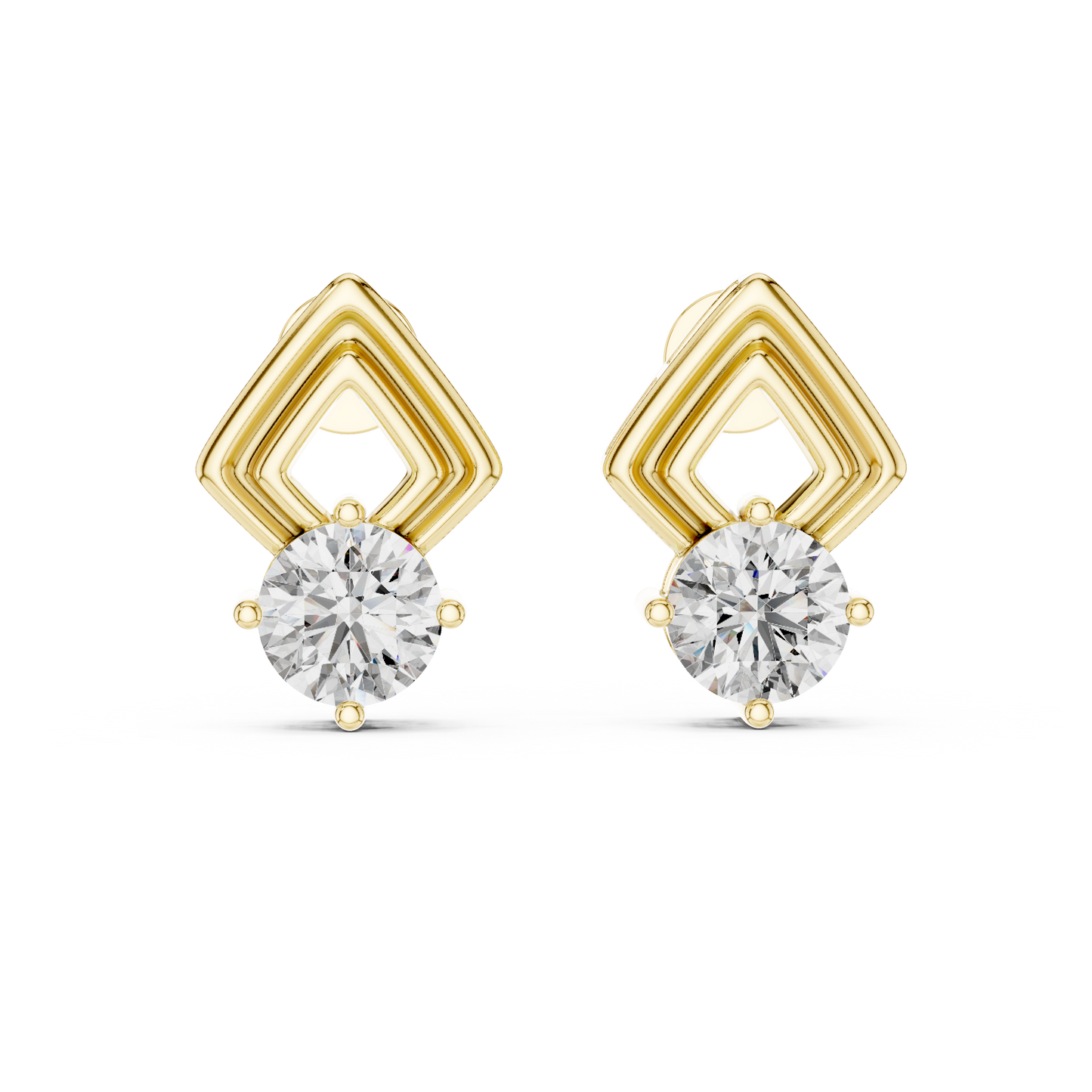 butterfly diamond earrings